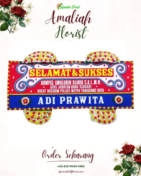 Papan Bunga Ucapan Selamat Ngepanrejo